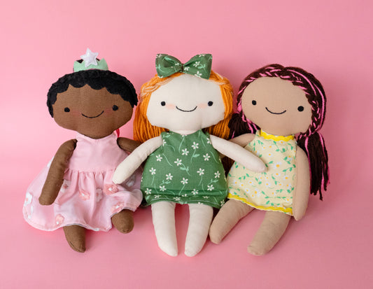 Introducing Podgekins! Cute, fun, and easy doll sewing patterns