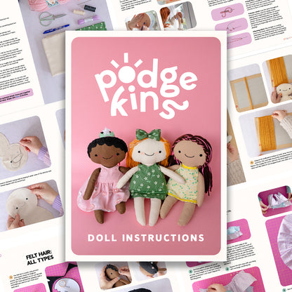 Podgekins Doll Sewing Pattern
